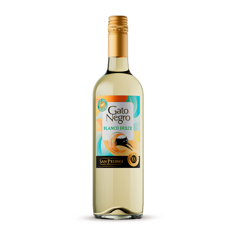BOTELLA GATO NEGRO BLANCO