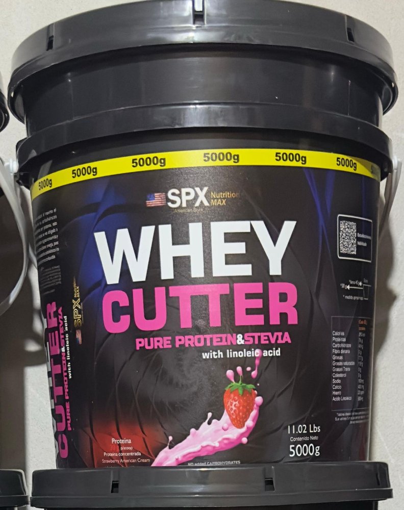 Proteína Whey SPX Nutrition Max Cutter Frutilla 5 kg con CLA