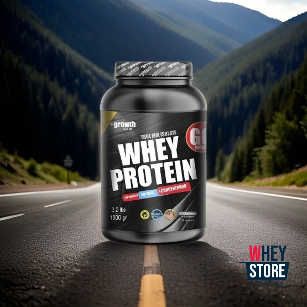 Whey Protein Proteina Mix Isolada/conc Mix Isolate Growth sabor chocolate