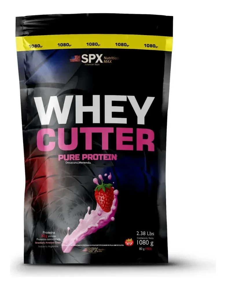 SPX Nutrition Max Whey Cutter Proteína Deportiva frutilla 1.08kg