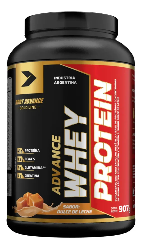 Whey Protein Body Advance 907g proteina dulce de leche