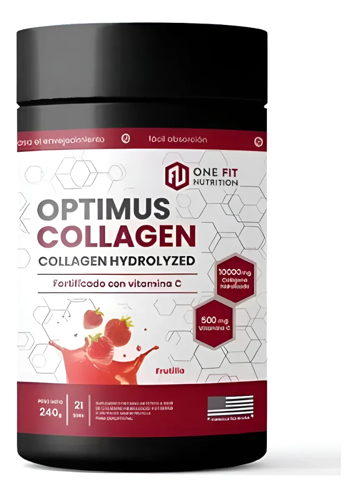Optimus Collage Colageno - One Fit Sabor Frutilla