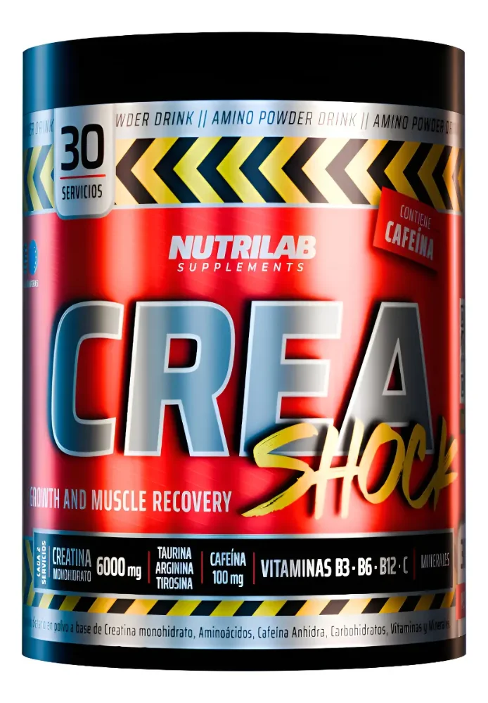 Nutrilab Crea Shock Suplemento Alimenticio Uva 300gr