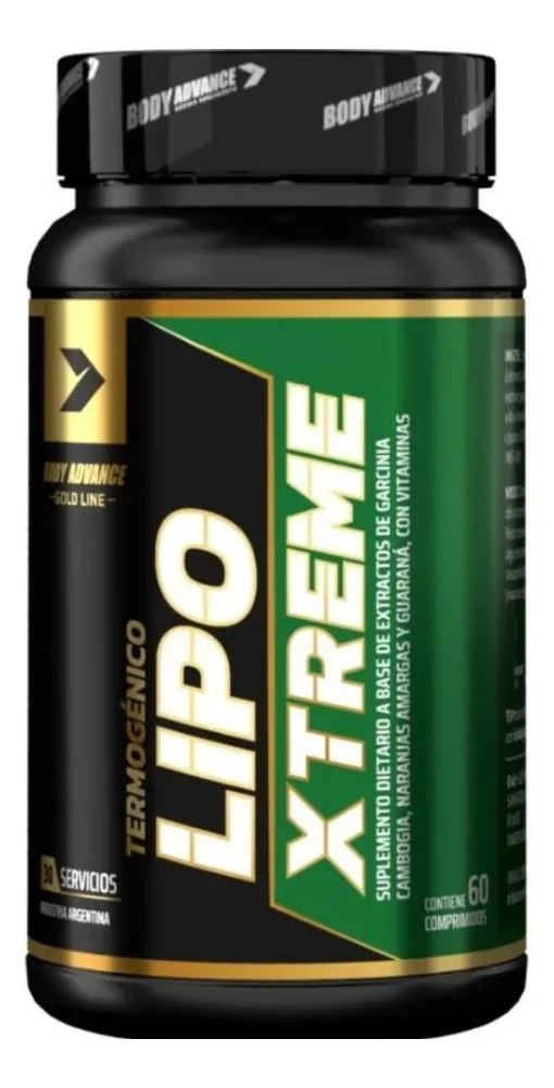 Quemador Lipo Xtreme 60comp Body Advance Termogenico Sabor Neutro