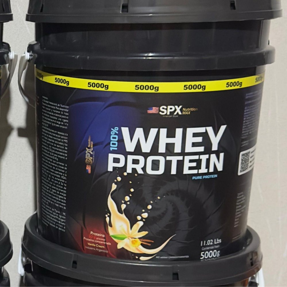Suplemento 100% Whey Protein Spx Nutrition Max 5 kGr Sabor vainilla