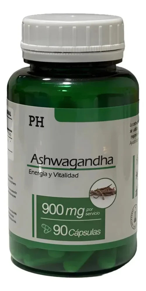 Ashwagandha Ph 90 Capsulas Extracto Puro Energía Vitalidad Sin Sabor