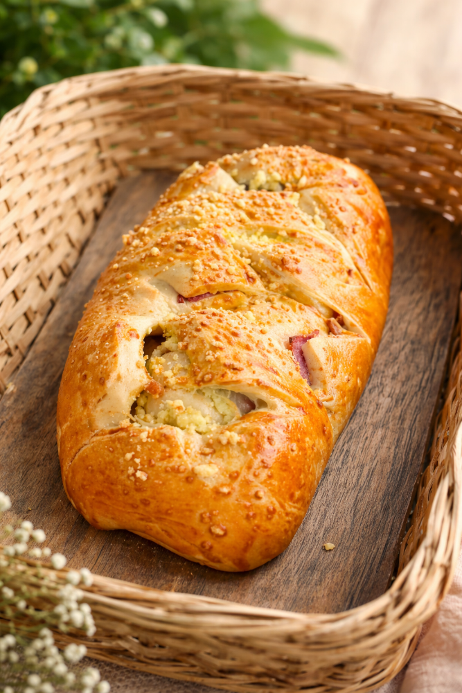 Pan de jamon y queso