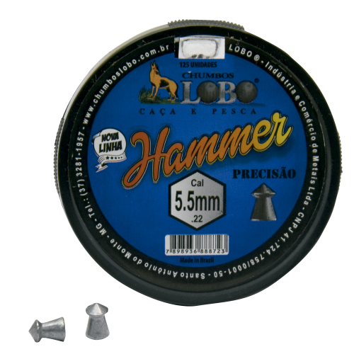 CHUMBINHO ESPING 5,5MM DIABOLO C/125 HAMMER