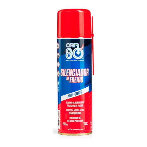 SILENCIADOR FREIOS ANTI-CHIO 285ML CAR 80