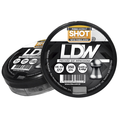 CHUMBINHO ESPING 4,5MM DIABOLO C/250 SHOT LDW