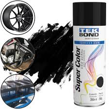 TINTA SPRAY METALICO 350ML PRETO TEKBOND