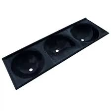 TANQ 3 CUBAS 1.50X55 PRETO INDIMEL