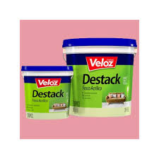 TINTA VELOZ DEST ACRI LATEX 3,6L ROSA BE