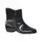Bota Pvc Feminina Preta Forro Meia Pat 39