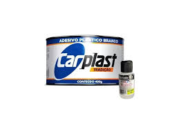 MASSA PLASTICA 400G BRANCA CARPLAST