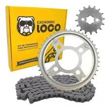 KIT TRANS YBR 125 00-02 CACHORRO LOCO