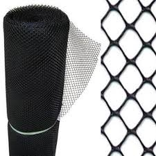 TELA PLASTICA  PRETA PINTEIRO1X50