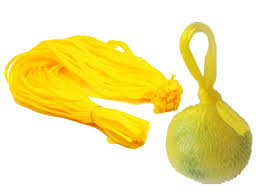 REDE PLASTICA EMBALAGEM AMARELA  3KG 50 UNIDADE