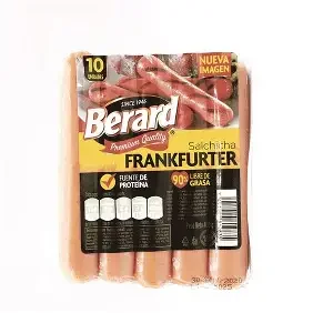 salchichas frankfurter berardx400g