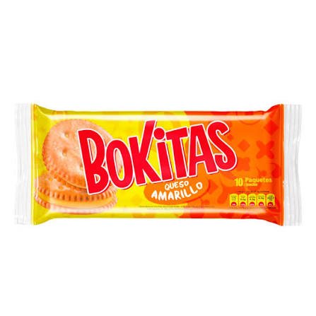 boquitas rellena de queso amarillo
