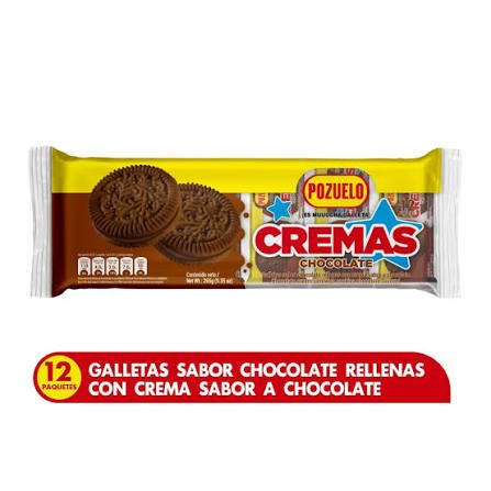 POSUELO GALLETA CREMA CHOCOLATE