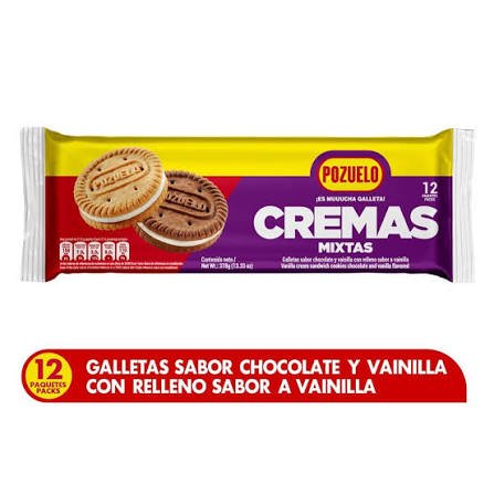 GALLETAS POSUELO  CREMA MIXTAS