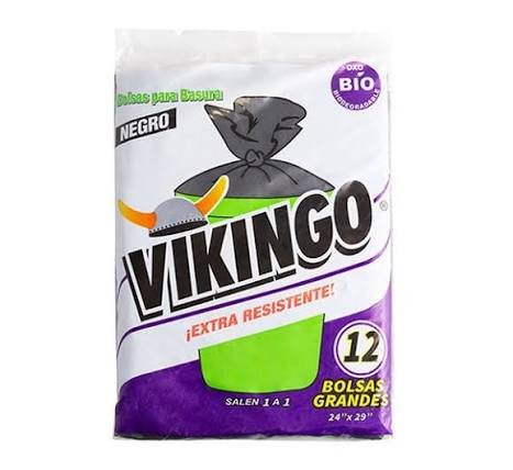 BOLSA DE BASURA   VIKINGO GRANDE 24X29