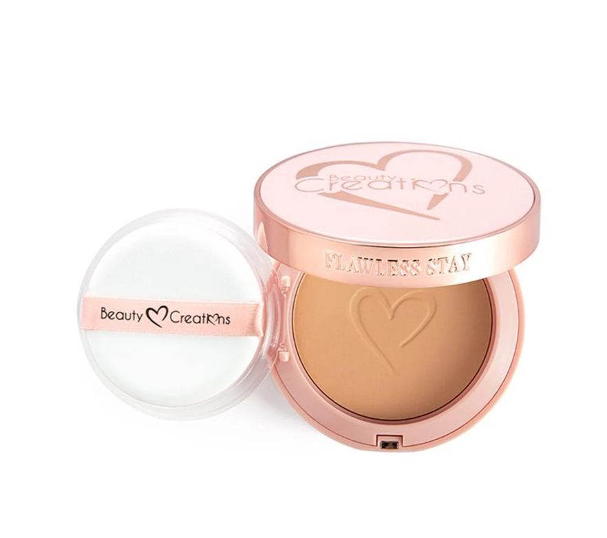 BASE EN POLVO FLAWLESS STAY, BEAUTY CREATIONS