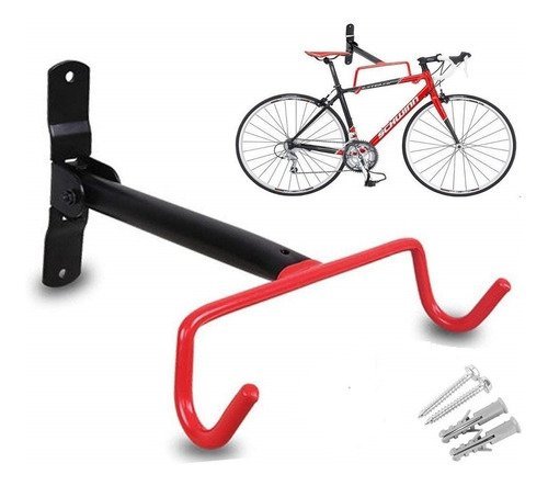 PORTA BICICLETA PARED ROJO PRO-X