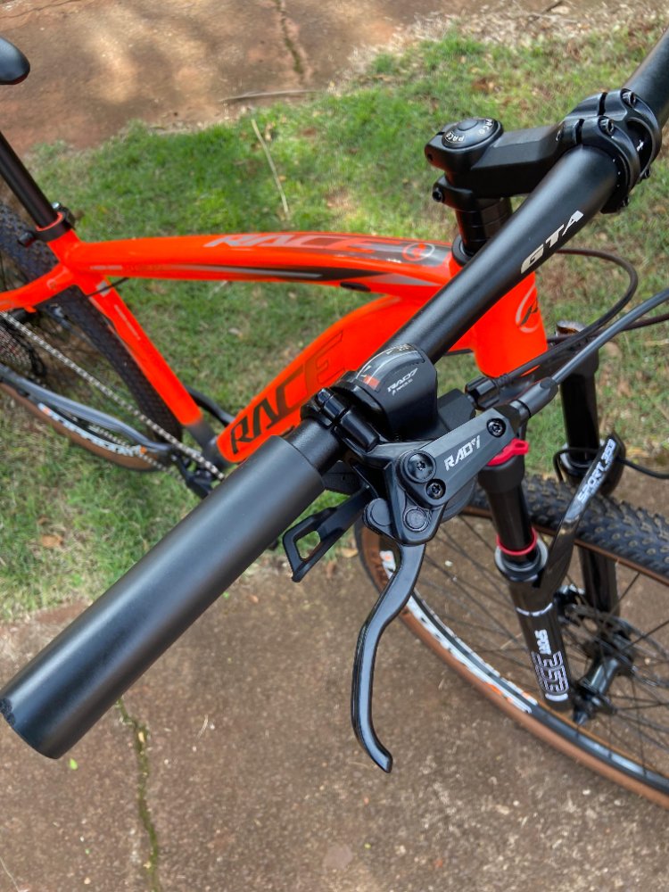 BICICLETA RACE 29ER NARANJA/ GRIS TAM M