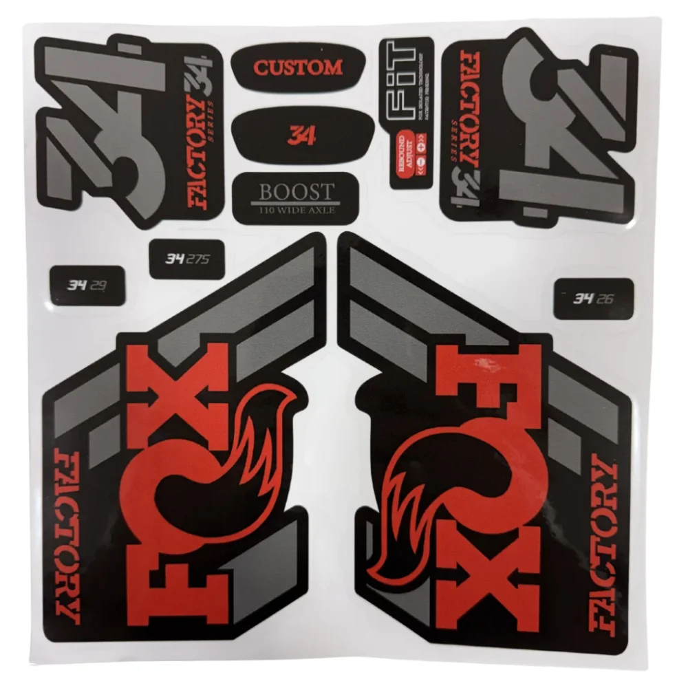 ADHESIVO FOX 34 SUSPENSION ROJO
