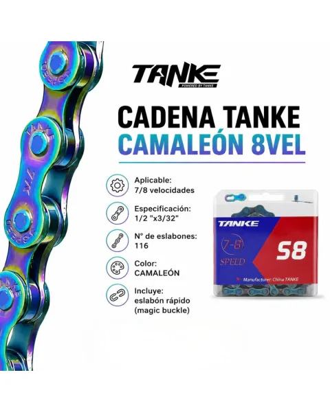 CADENA TANKE CAMALEON 8V VXM/8V 1662
