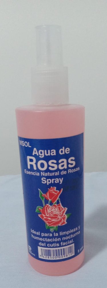 A-5     AGUA DE ROSAS (8 ONZAS) - ESENCIA NATURAL DE ROSAS. PARIS PRODUCTS