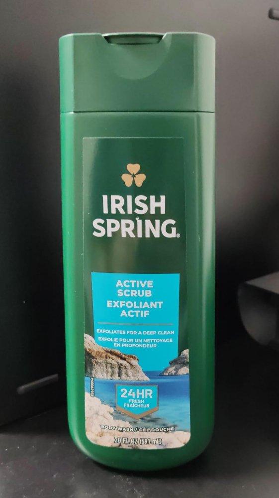 A-6   IRISH SPRING EXFOLIANTE (591 ML) - GEL DE DUCHA CON EXFOLIANTE. COLGATE / PALMOLIVE