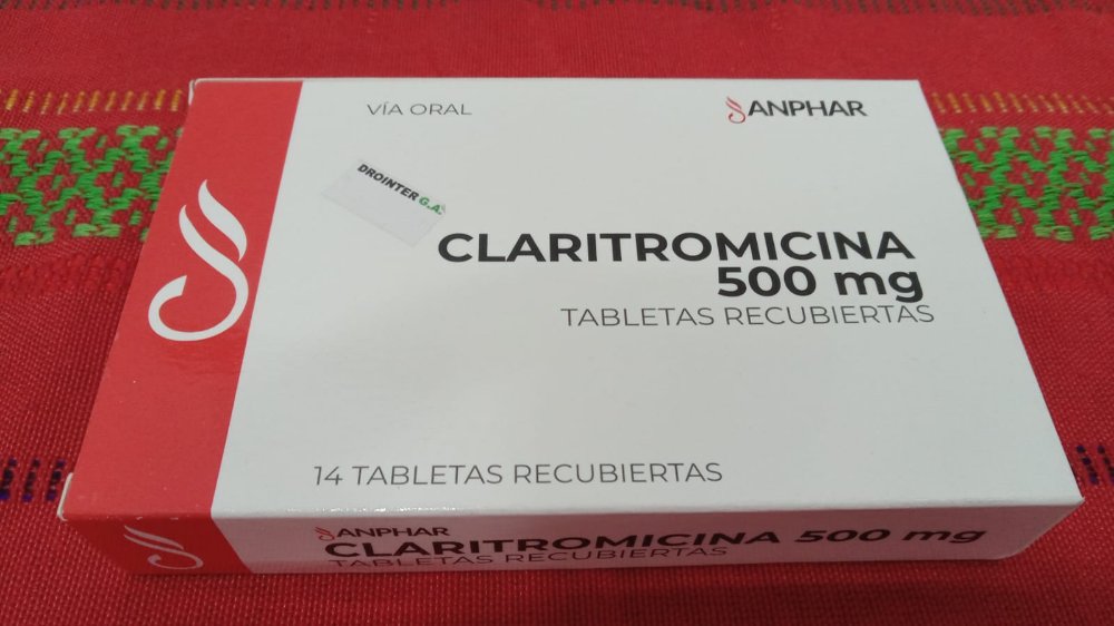 B-1     CLARITROMICINA ANPHAR (500 MG) - CLARITROMICINA. ANPHAR