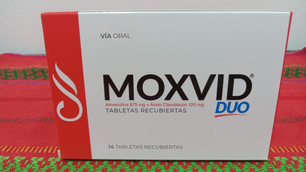 B-2   MOXVID DUO (875 MG / 125 MG) - AMOXICILINA + ACIDO CLAVULANICO. ANPHAR