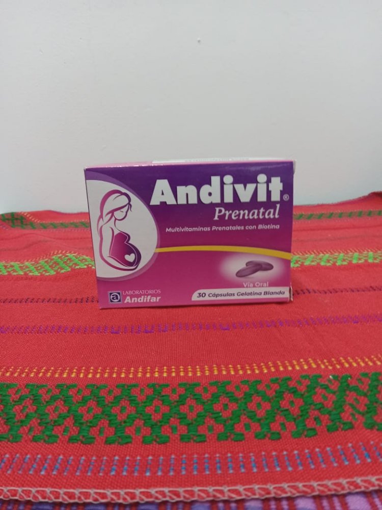 A-4   ANDIVIT PRENATAL (30 CAPS) - MULTIVITAMINAS PRENATALES. ANDIFAR