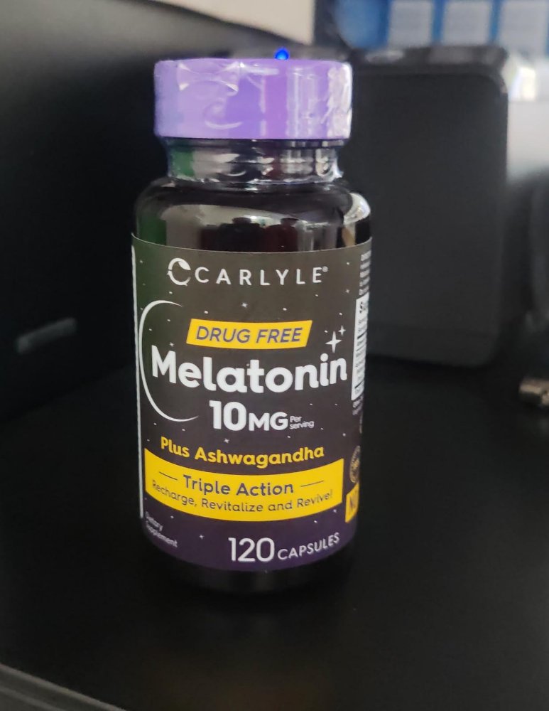 B-4   MELATONIN + ASHWAGANDHA (120 CAPSULAS) - CARLILE