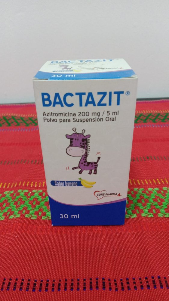 B-2   BACTAZIT (200 MG / 5 ML) -  AZITROMICINA. CORE-PHARMA)