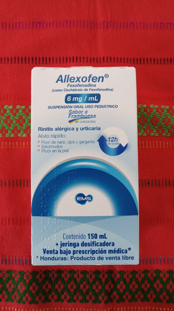 B-4   ALLEXOFEN (6 MG / ML) - FEXOFENADINA. EMS