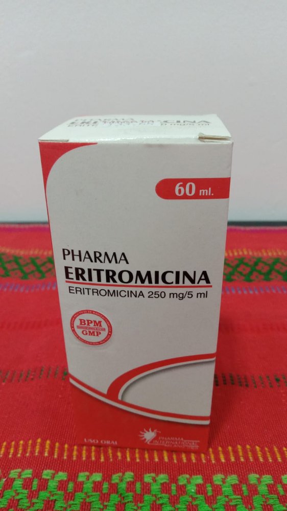 B-2   PHARMA ERITROMICINA (250 MG / 5 ML) - ERITROMICINA. PHARMA