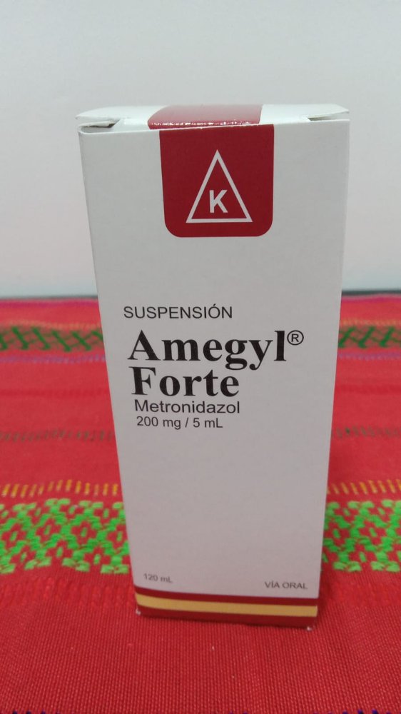 B-2   AMEGYL FORTE (200 MG / 5 ML) - METRONIDAZOL. KARNEL