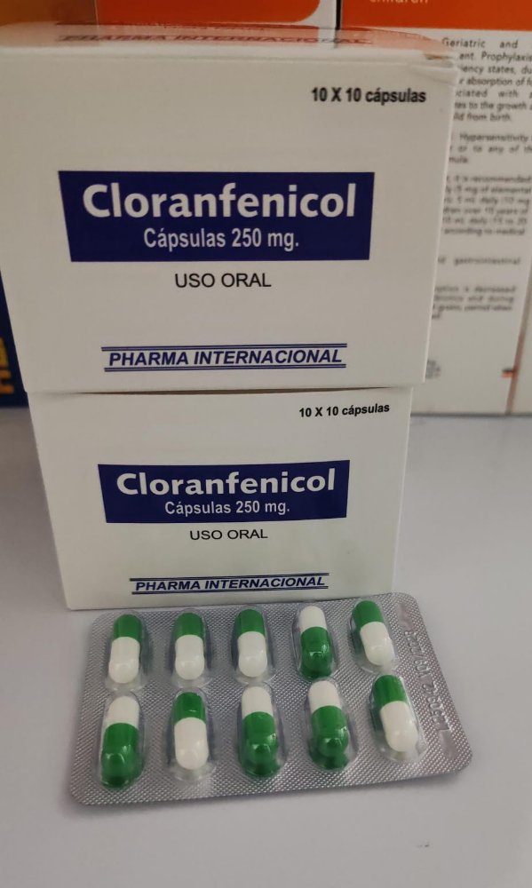 B-1    CLORANFENICOL (250MG) - CLORANFENICOL. PHARMA INTERNACIONAL