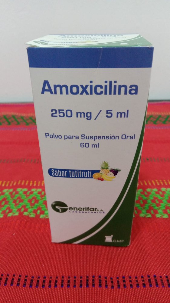 B-2   AMOXICILINA (250 MG / 5 ML) - AMOXICILINA. GENERIFAR