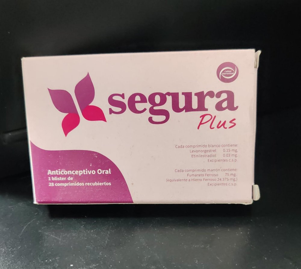 A-4   SEGURA PLUS (0.15 MG / 0.03 MG) - LEVONORGESTREL + ETINILESTRADIOL. PASMO
