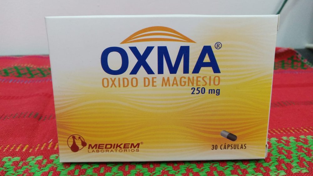 B-4	  OXMA (250 MG) - OXIDO DE MAGNESIO. MEDIKEN