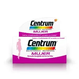 A-4  CENTRUM MUJER (30 CAPSULAS) - MULTIVITAMINAS Y MINERALES. GSK