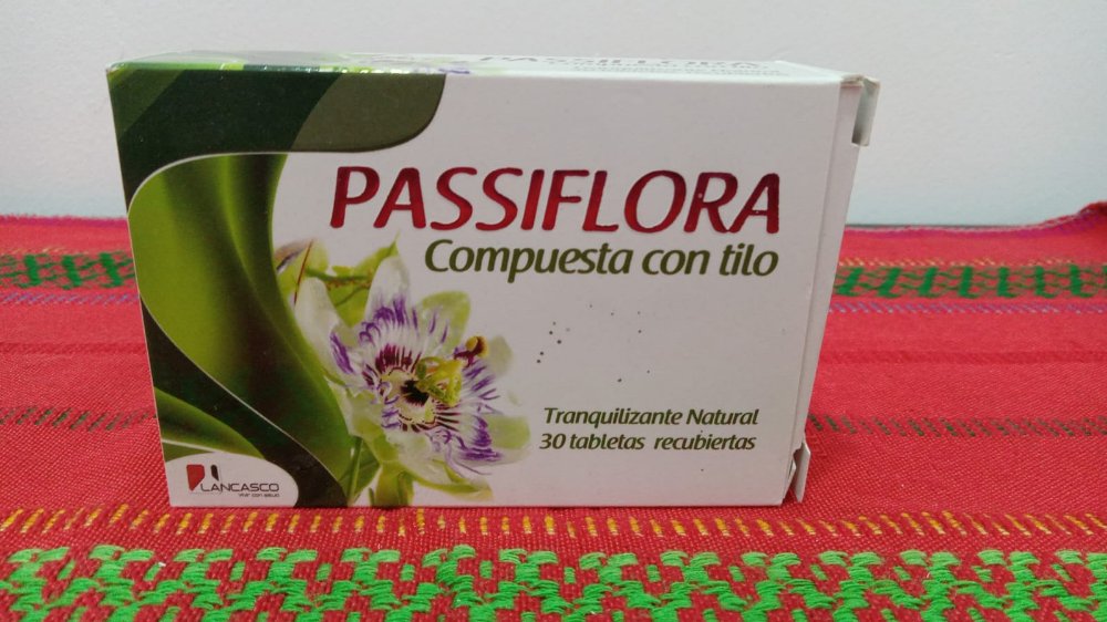 B-4	  PASSIFLORA COMPUESTA (30 TABLETA). - PASSIFLORA + VALERIANA + LECHUGA. LANCASCO