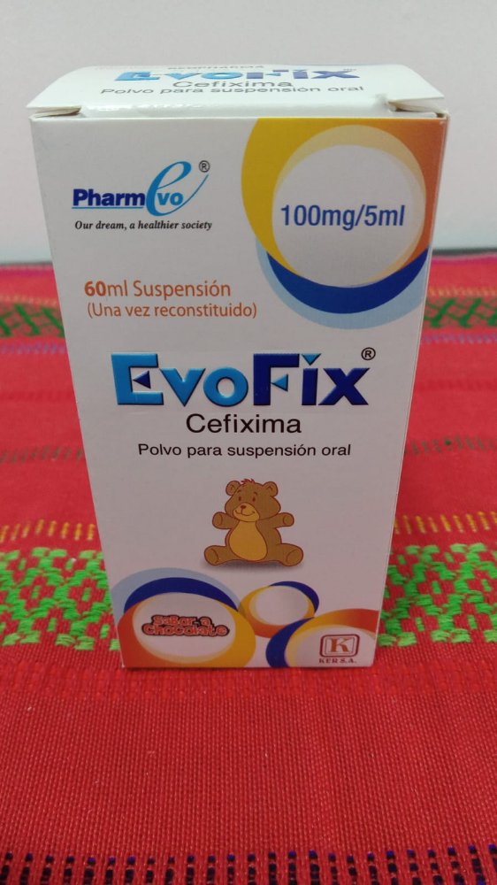 B-2   EVOFIX (100 MG / 5 ML) - CEFIXIMA. PHARMEVO / KER