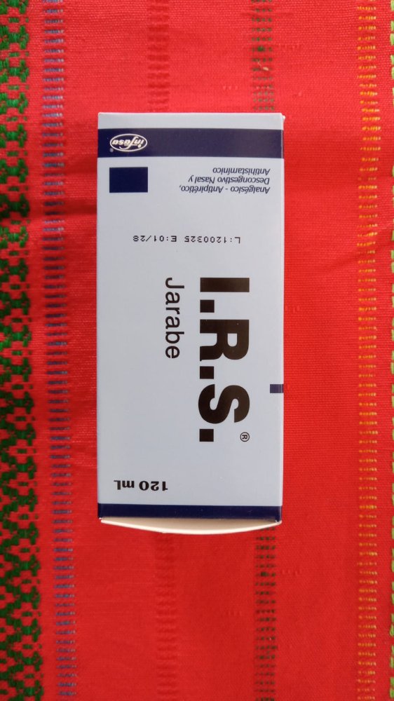 C-1	  I.R.S. SUSPENSION (120 MG / 5 MG / 2 MG) - ACETAMINOFEN + FENILEFRINA + BROMFENILAMINA. INFASA.